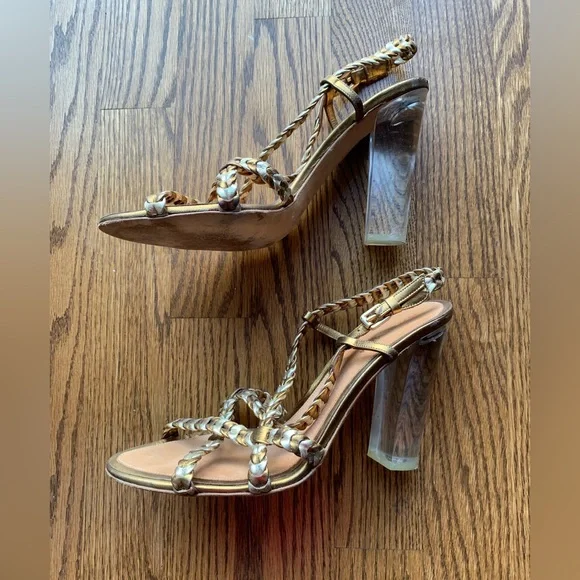 BCBGMaxAzria Braided Multi-Color Sandals - Picture 3 of 6